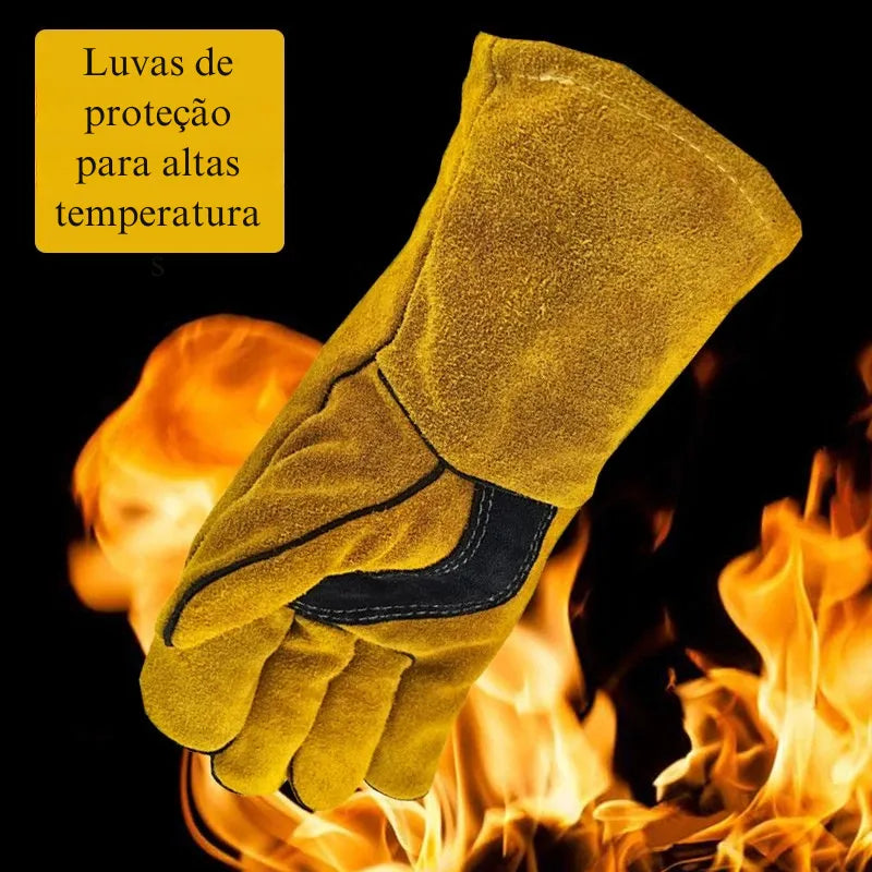 Luva de Couro Antichama