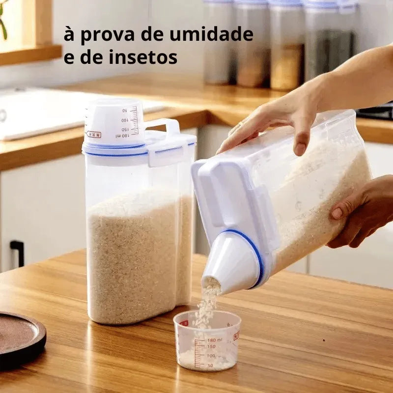 Pote Hermético para Armazenamento de Grãos
