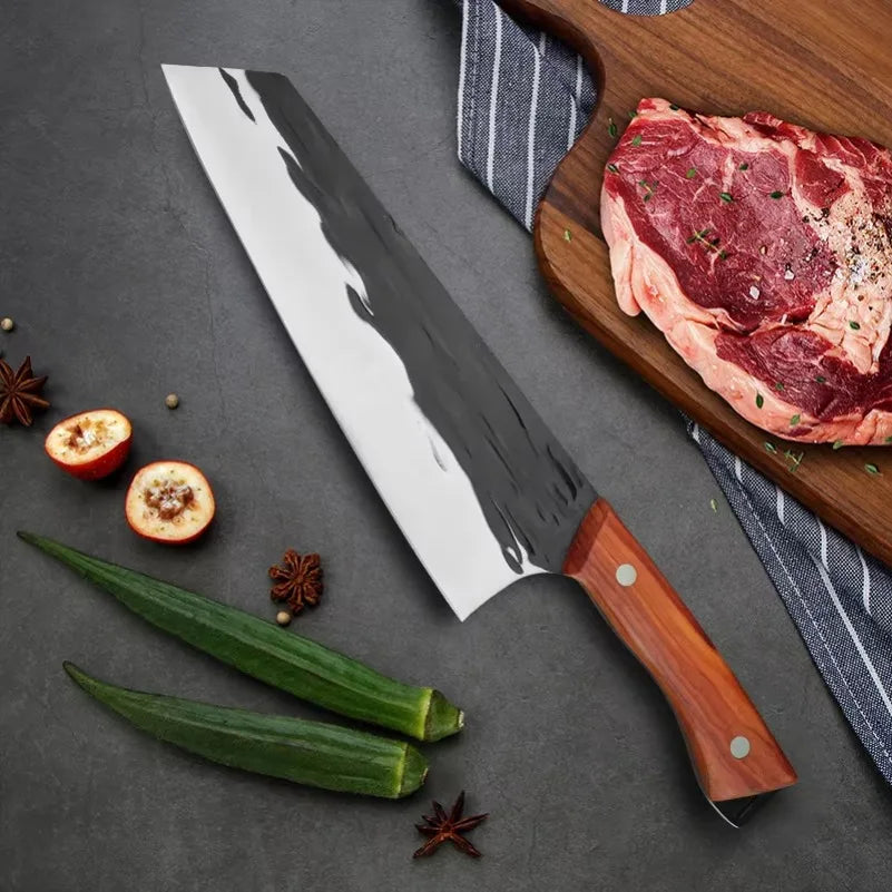 Faca Chef Profissional Forjada