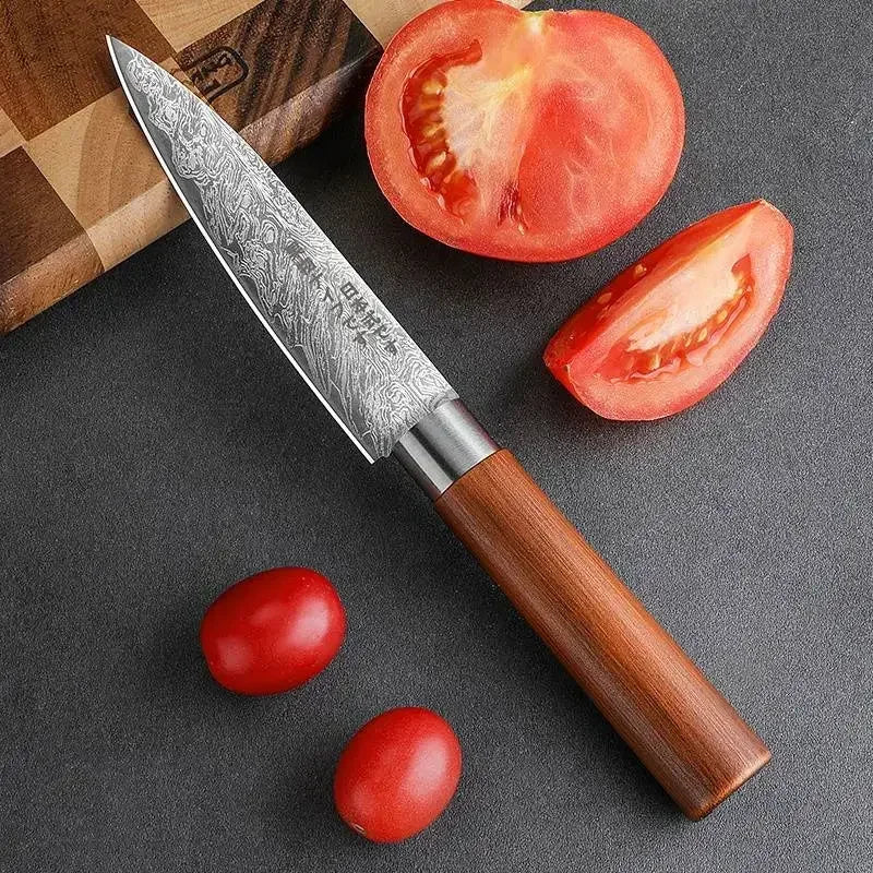 Kit 4 Facas Japonesas Profissionais em Aço Inox