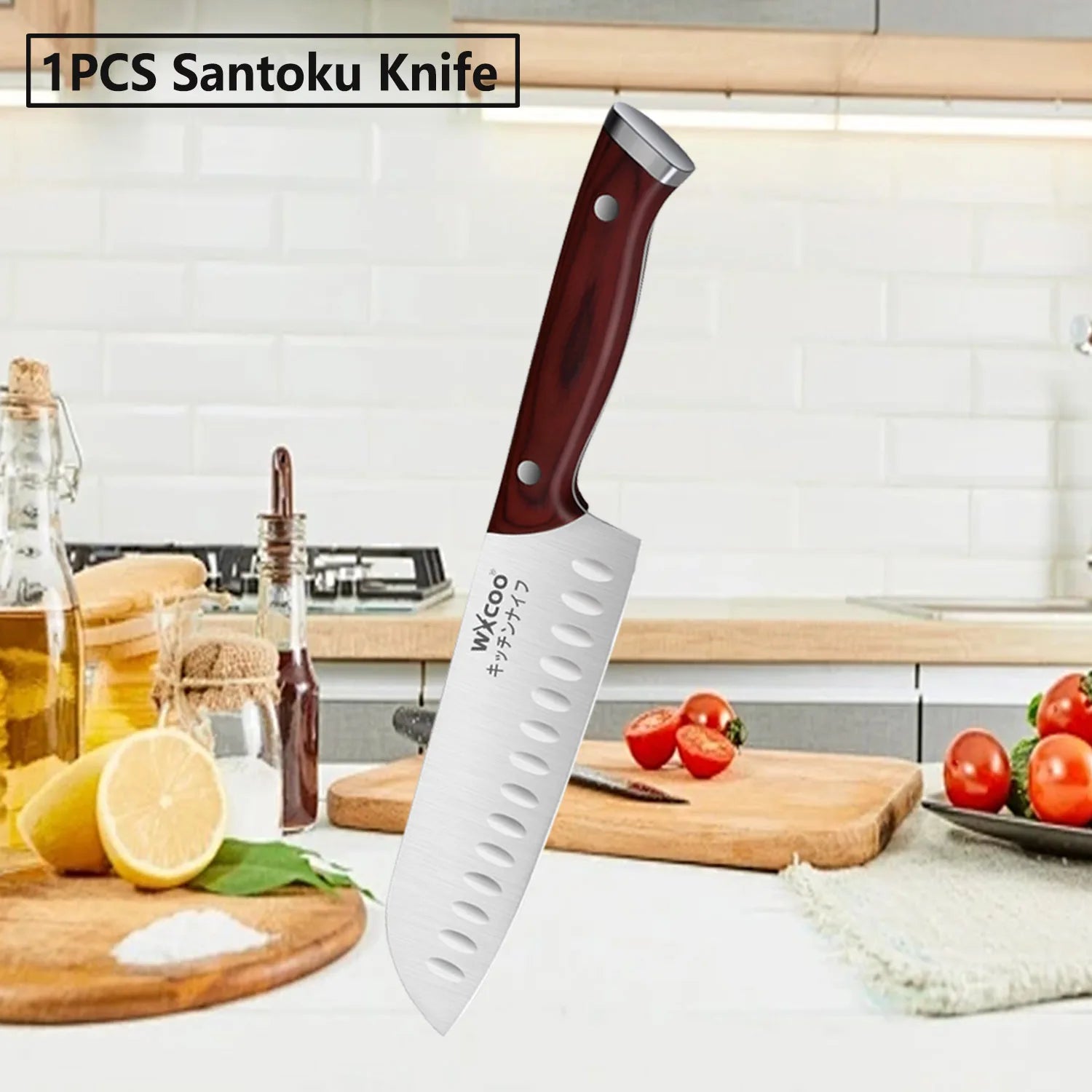 Kit 4 Facas Profissionais com Tesoura e Descascador