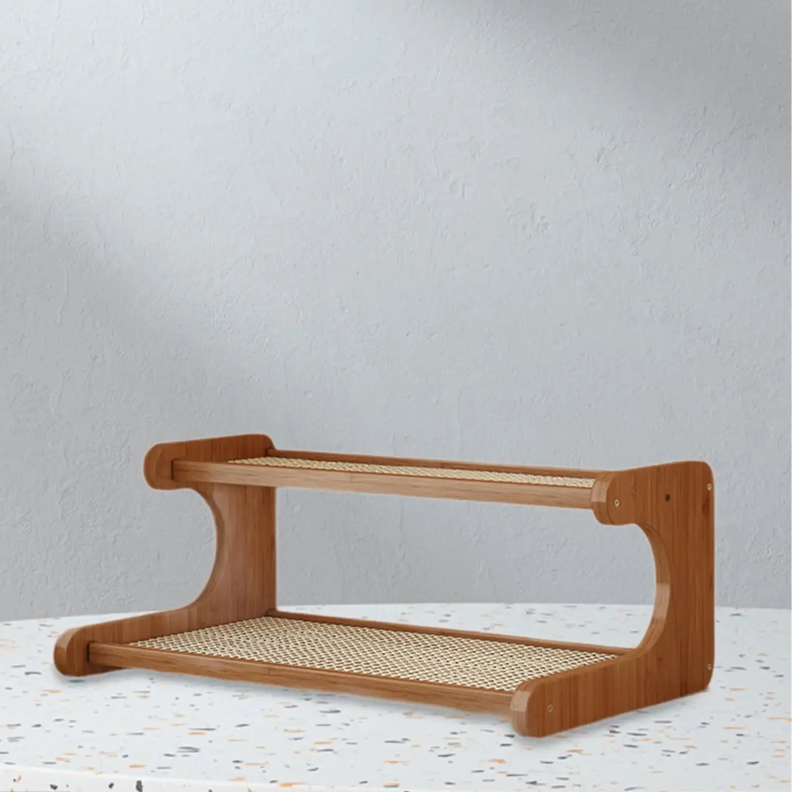Estante de Mesa Bambu 2 Andares