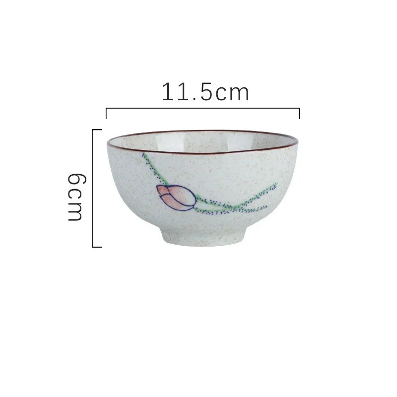 Tigela Japonesa em Cerâmica Estilo Retrô