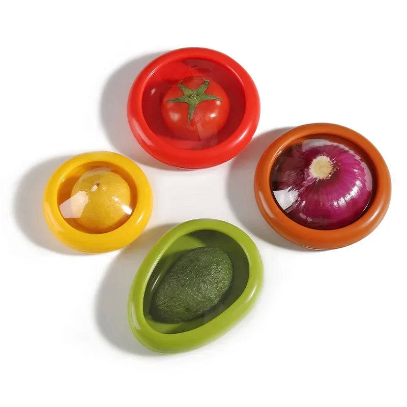 Tampa de Silicone para Preservação de Alimentos