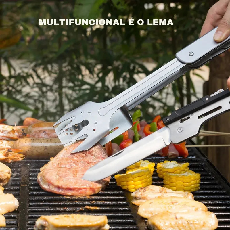 Ferramenta 6 em 1 para Churrasco