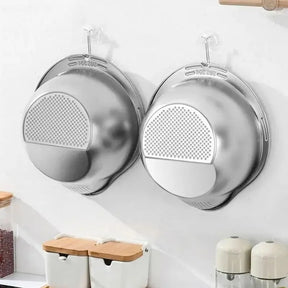 Tigela Inox com Escorredor para Arroz, Frutas e Legumes