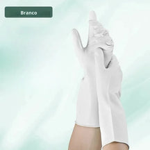 Luva de Silicone Longa Nitrílica para Limpeza