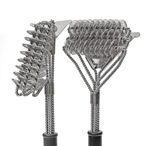 Escova de Churrasqueira Bristle Free Inoxidável – Limpeza Segura e Eficiente
