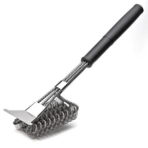 Escova de Churrasqueira Bristle Free Inoxidável – Limpeza Segura e Eficiente