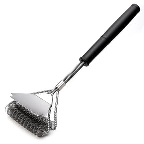 Escova de Churrasqueira Bristle Free Inoxidável – Limpeza Segura e Eficiente