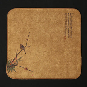 Toalha Oriental Pintada 30x30cm | Microfibra Superabsorvente e Decorativa
