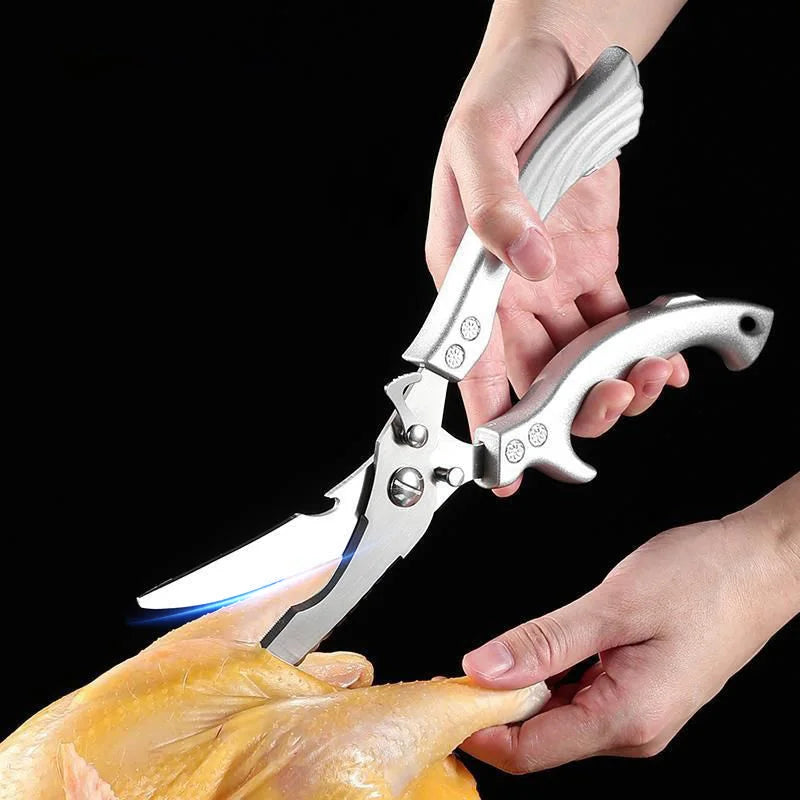 Tesoura de Cozinha Profissional para Cortar Carne e Ossos