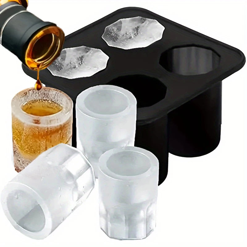 Forma de Silicone para Copos de Gelo