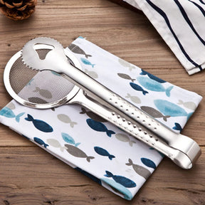 Pegador com Peneira Inox 2 em 1
