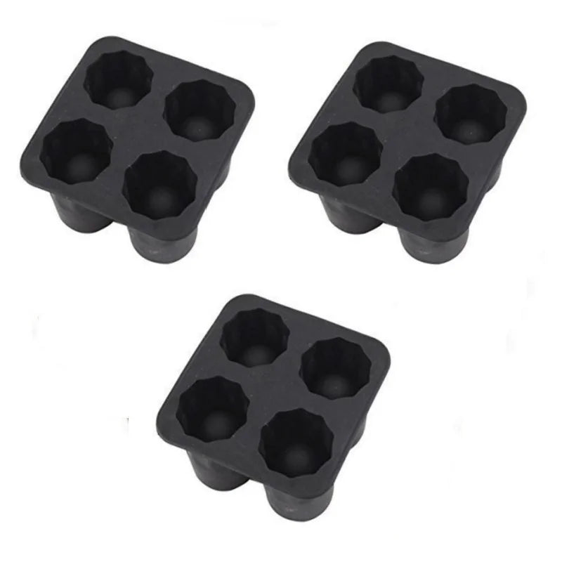 Forma de Silicone para Copos de Gelo