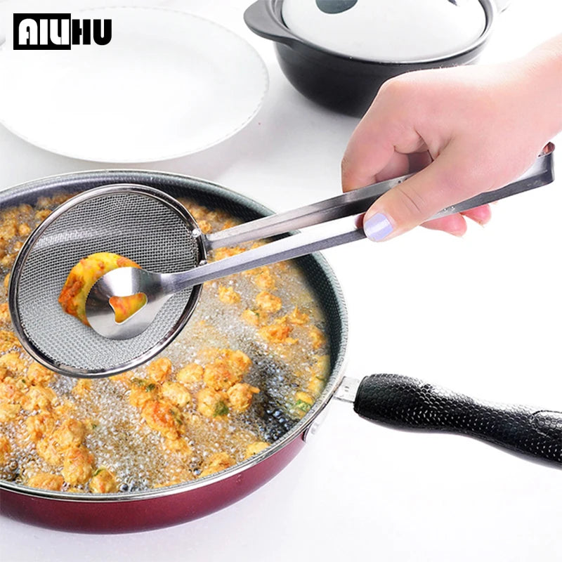Pegador com Peneira Inox 2 em 1


