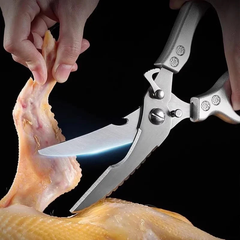 Tesoura de Cozinha Profissional para Cortar Carne e Ossos