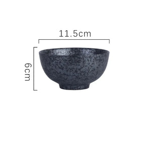 Tigela Japonesa em Cerâmica Estilo Retrô