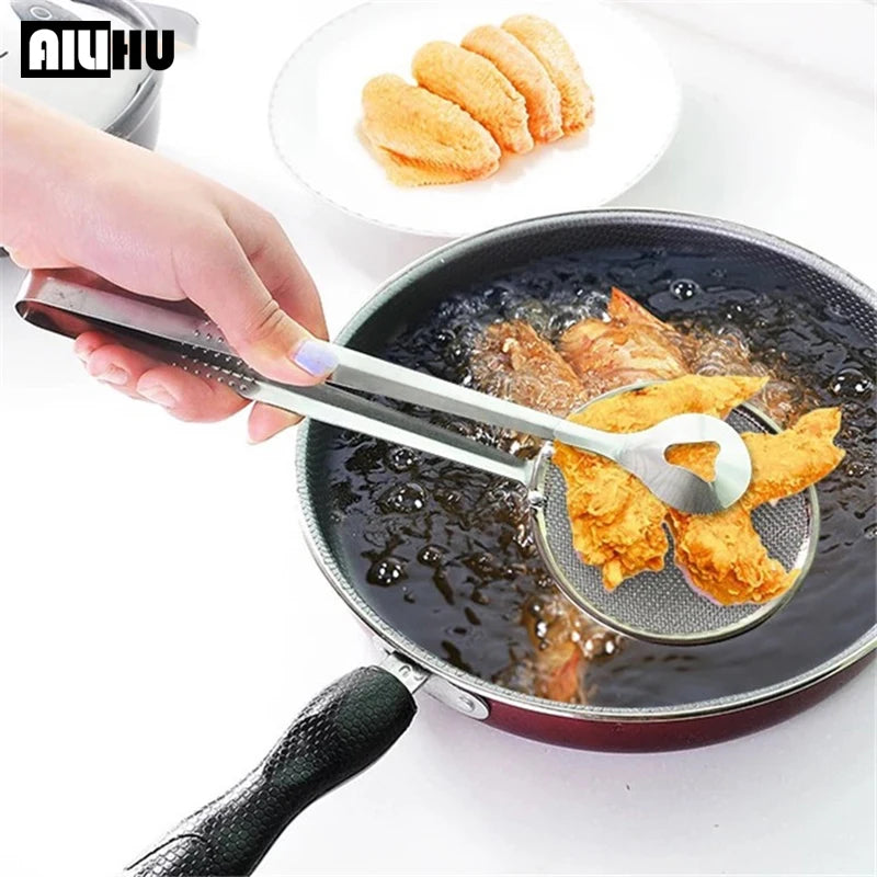 Pegador com Peneira Inox 2 em 1