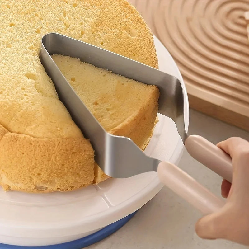 Cortador e Pegador de Bolo em Aço Inoxidável