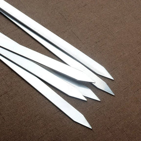 Kit Espetos para Churrasco Inox com Cabo de Madeira
