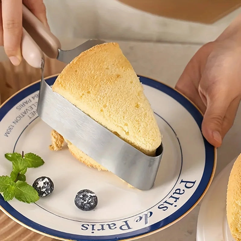 Cortador e Pegador de Bolo em Aço Inoxidável