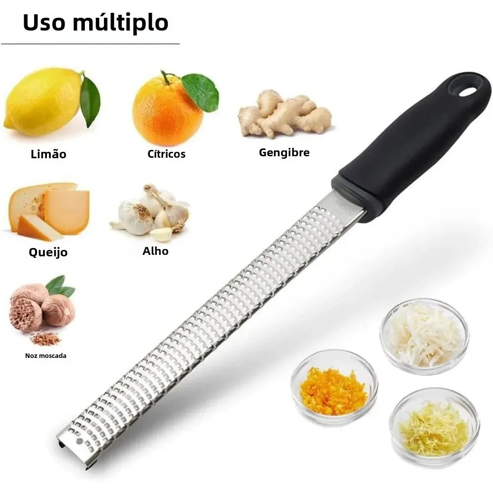 Ralador Zester Profissional em Aço Inox